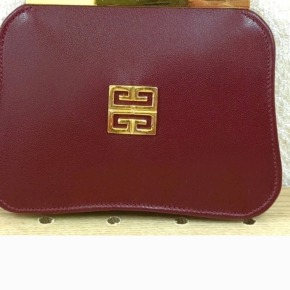 AUTHENTIC Givenchy Burgundy Wallets with Gold Details - Picture 13 of 13